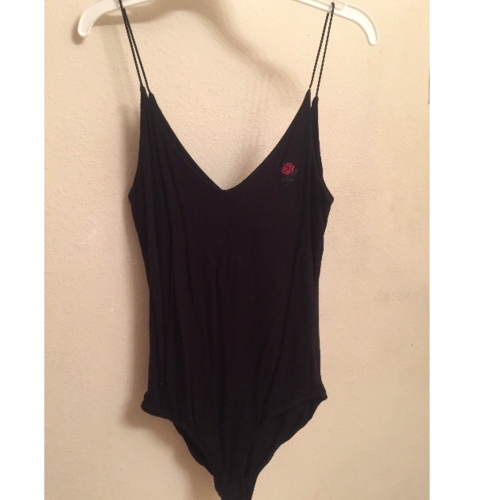 black rose bodysuit
